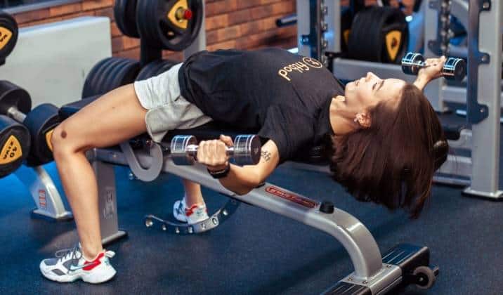 dumbbell flys - upper body dumbbell exercises for weight loss